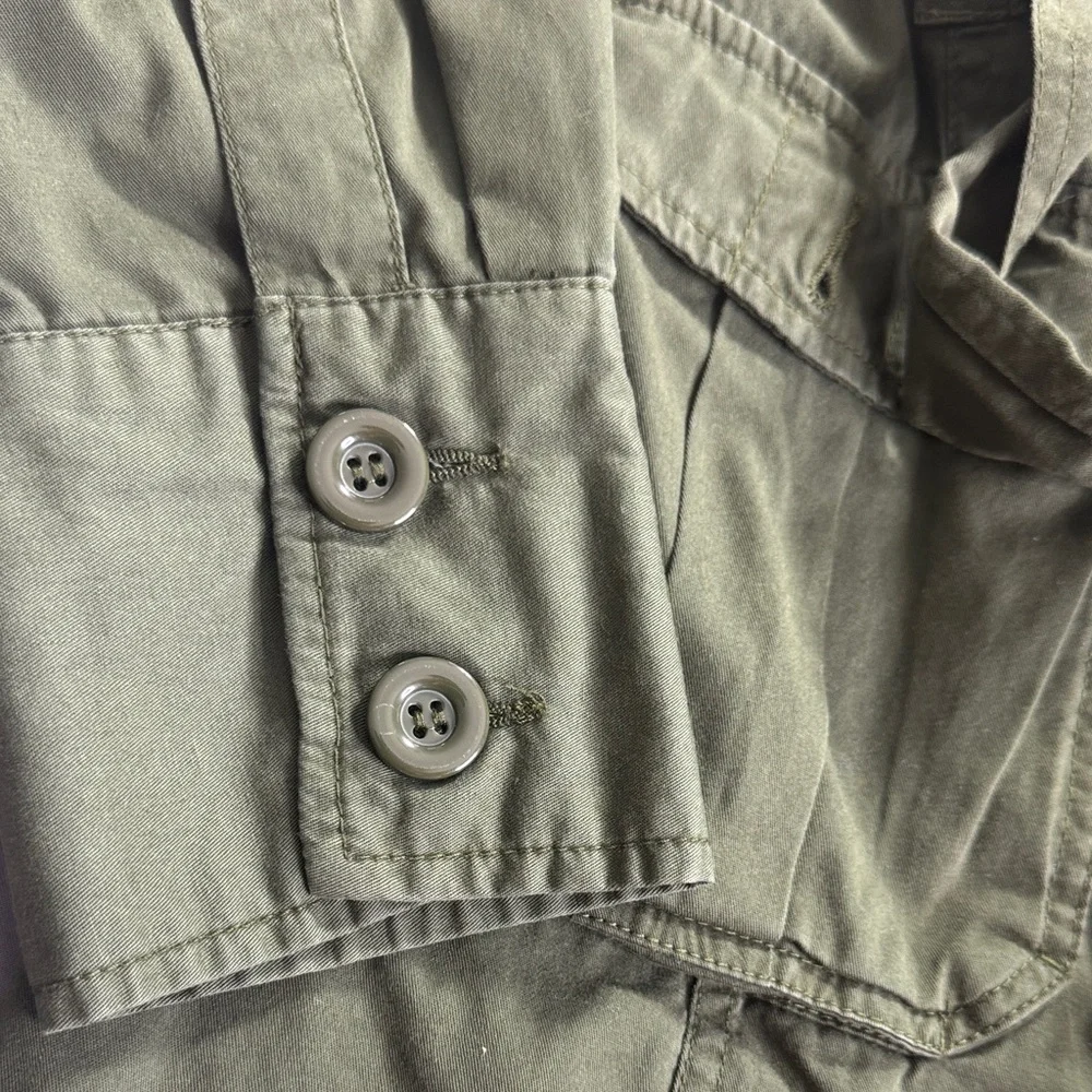 Forever 21 Olive Utility 100% cotton Jacket Size M‎